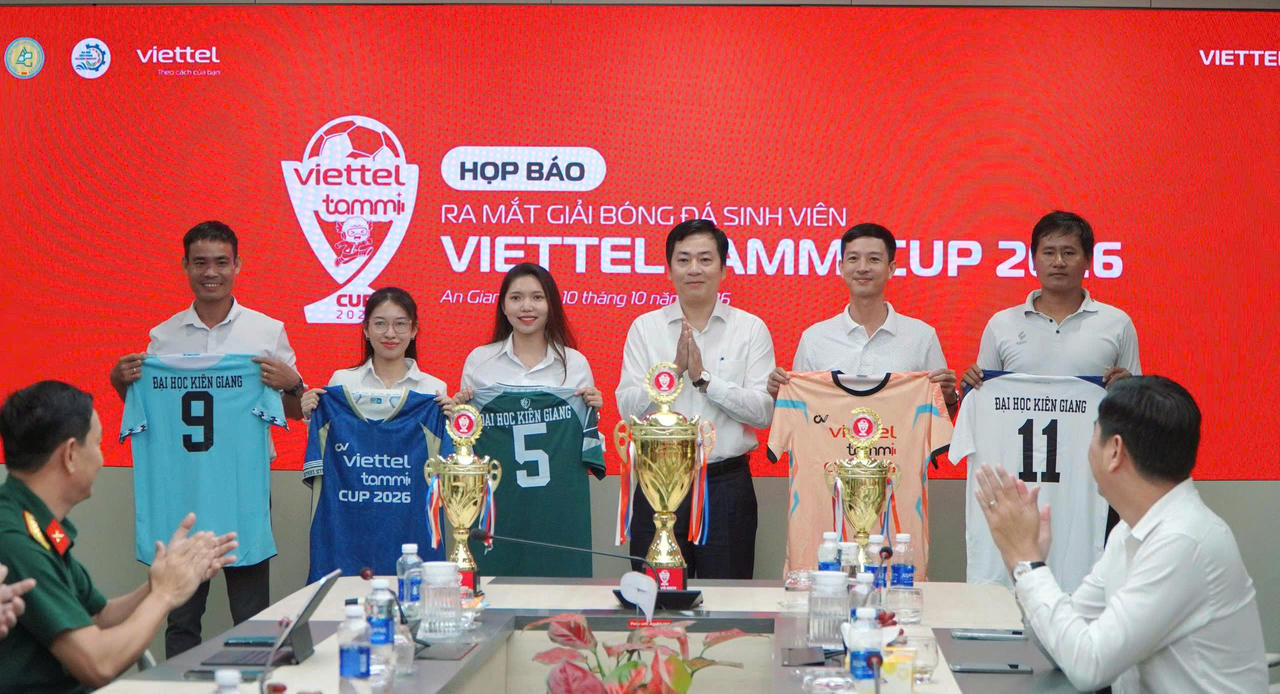 Ra mắt Giải bóng đá sinh viên VIETTEL TAMMI CUP 2026