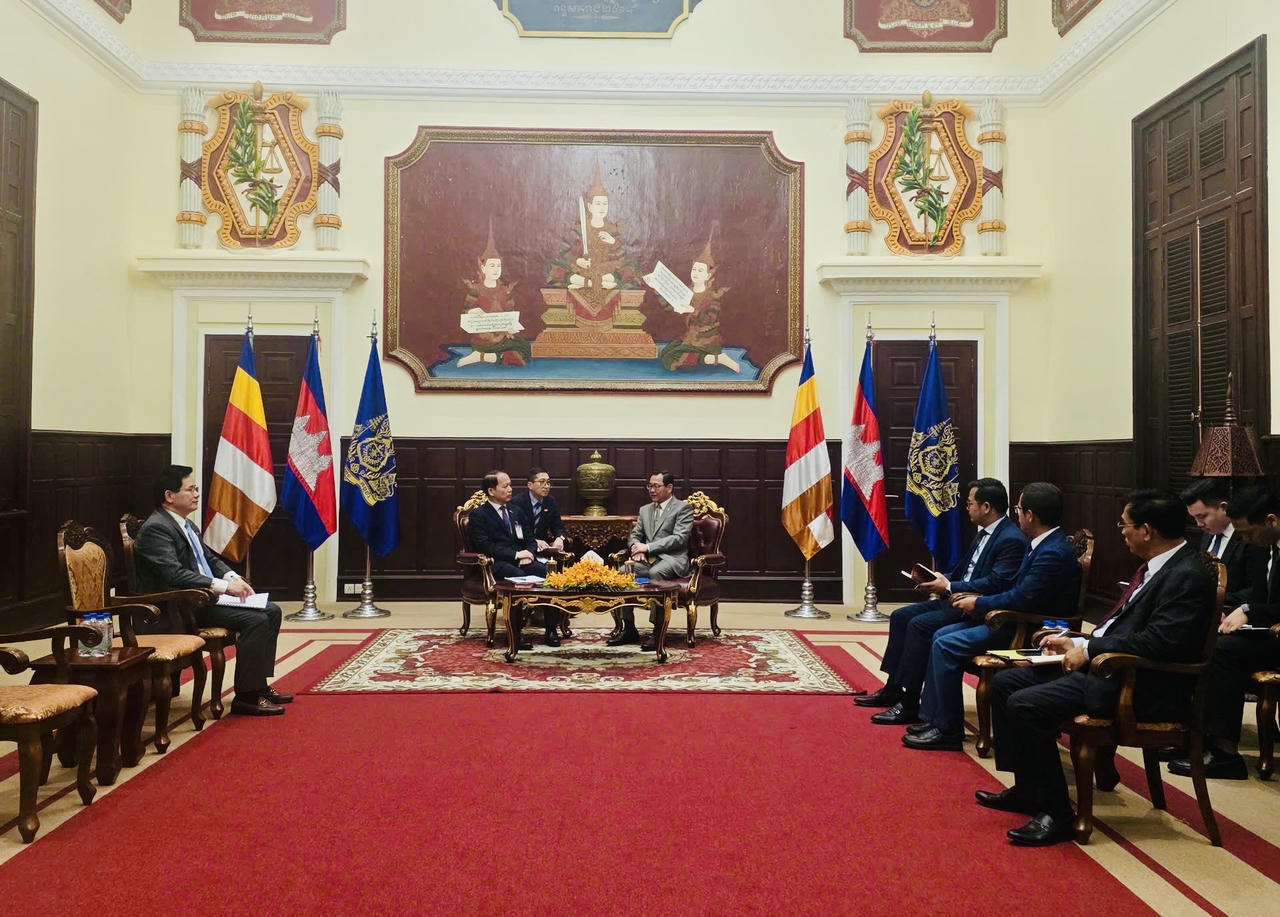 Quang cảnh buổi hội đàm.