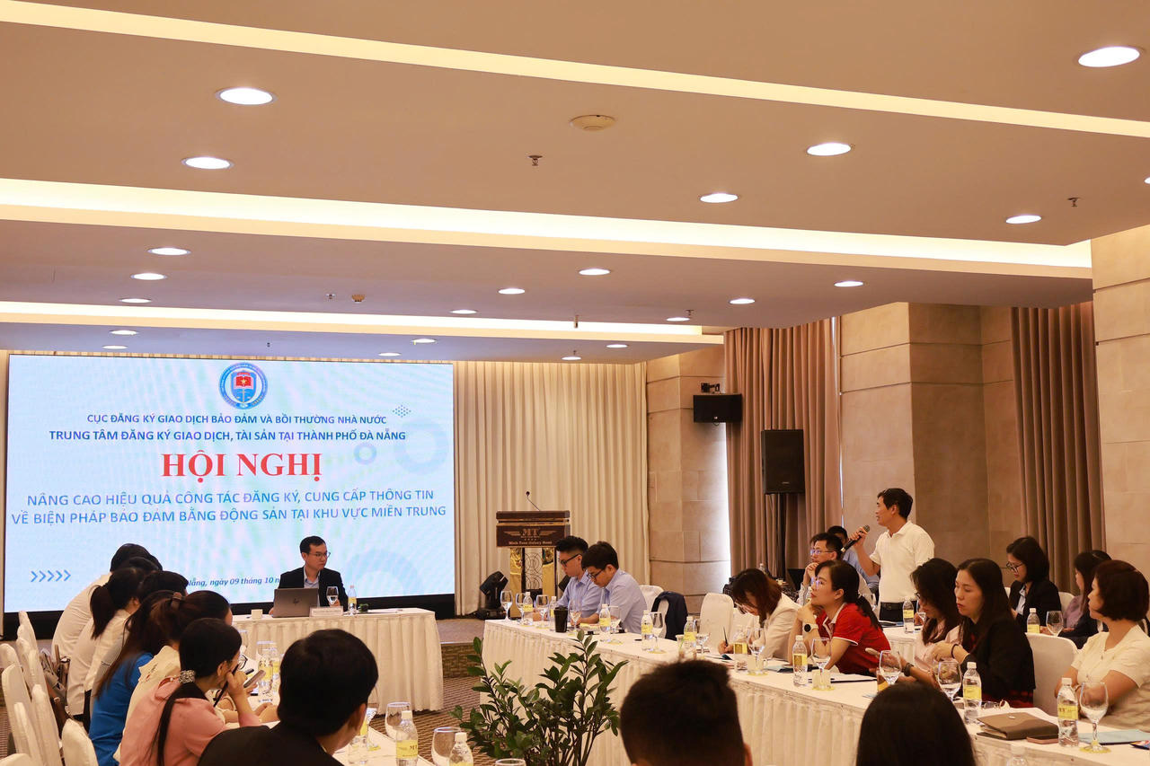 Hội nghị nâng cao hiệu quả công tác đăng ký, cung cấp thông tin về biện pháp bảo đảm bằng động sản tại thành phố Đà Nẵng