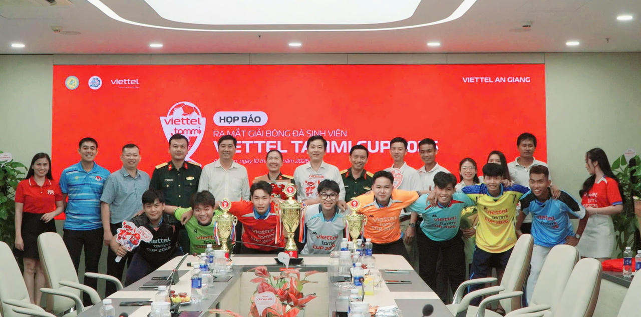 Ra mắt Giải bóng đá sinh viên VIETTEL TAMMI CUP 2026