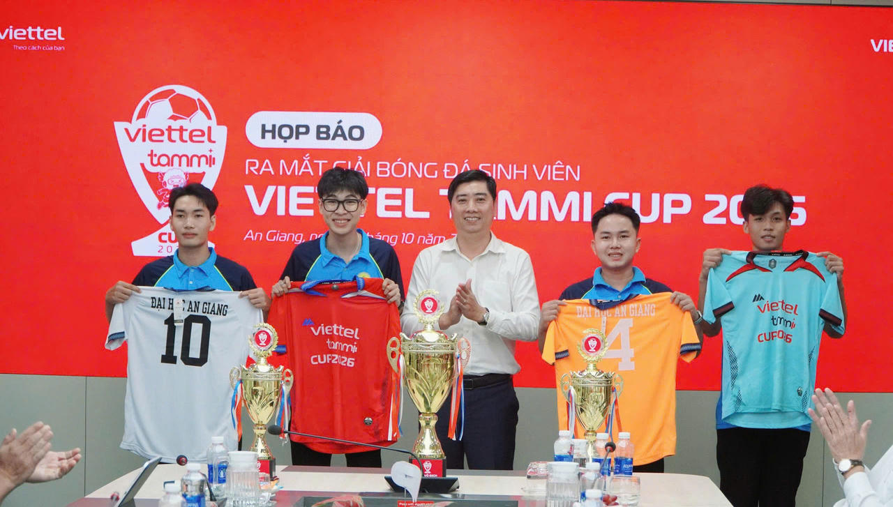 Ra mắt Giải bóng đá sinh viên VIETTEL TAMMI CUP 2026