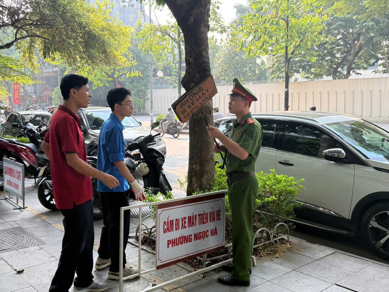 Công an phường Ngọc Hà quyết tâm xây dựng địa bàn văn minh, sạch đẹp