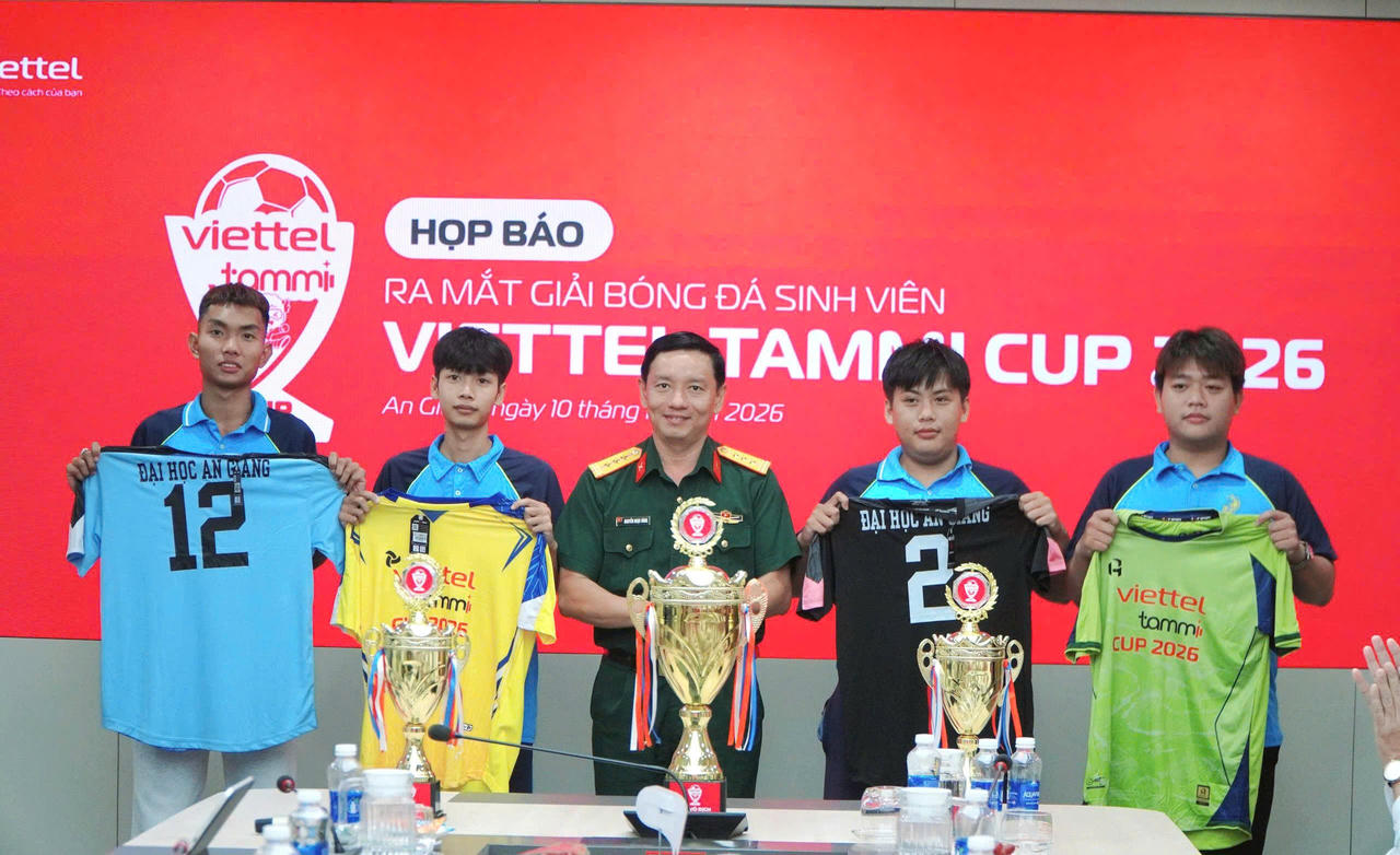 Ra mắt Giải bóng đá sinh viên VIETTEL TAMMI CUP 2026