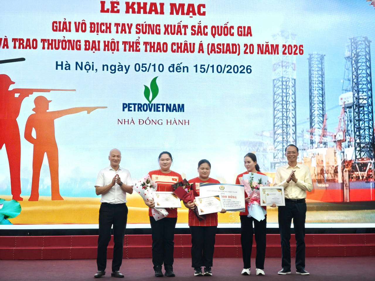 Liên đoàn Bắn Súng vinh danh cho các cá nhân, tập thể đạt thành tích tại ASIAD 20