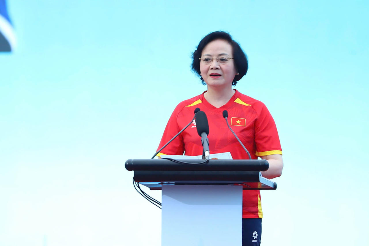 Phó Thủ tướng Chính phủ Phạm Thị Thanh Trà phát biểu tại Lễ phát động (Ảnh: Bộ Văn hóa, Thể thao và Du lịch)