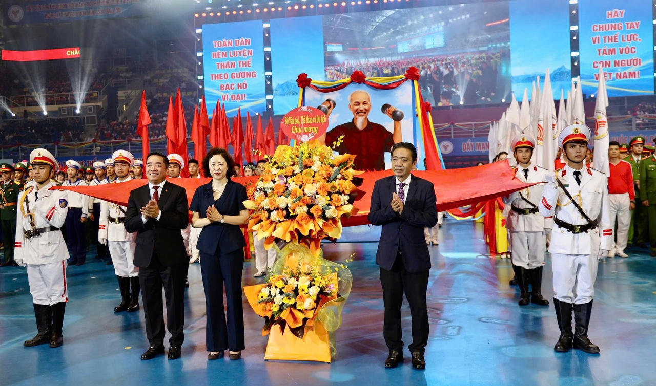 Quảng Ninh khai mạc Đại hội Thể dục thể thao lần thứ X