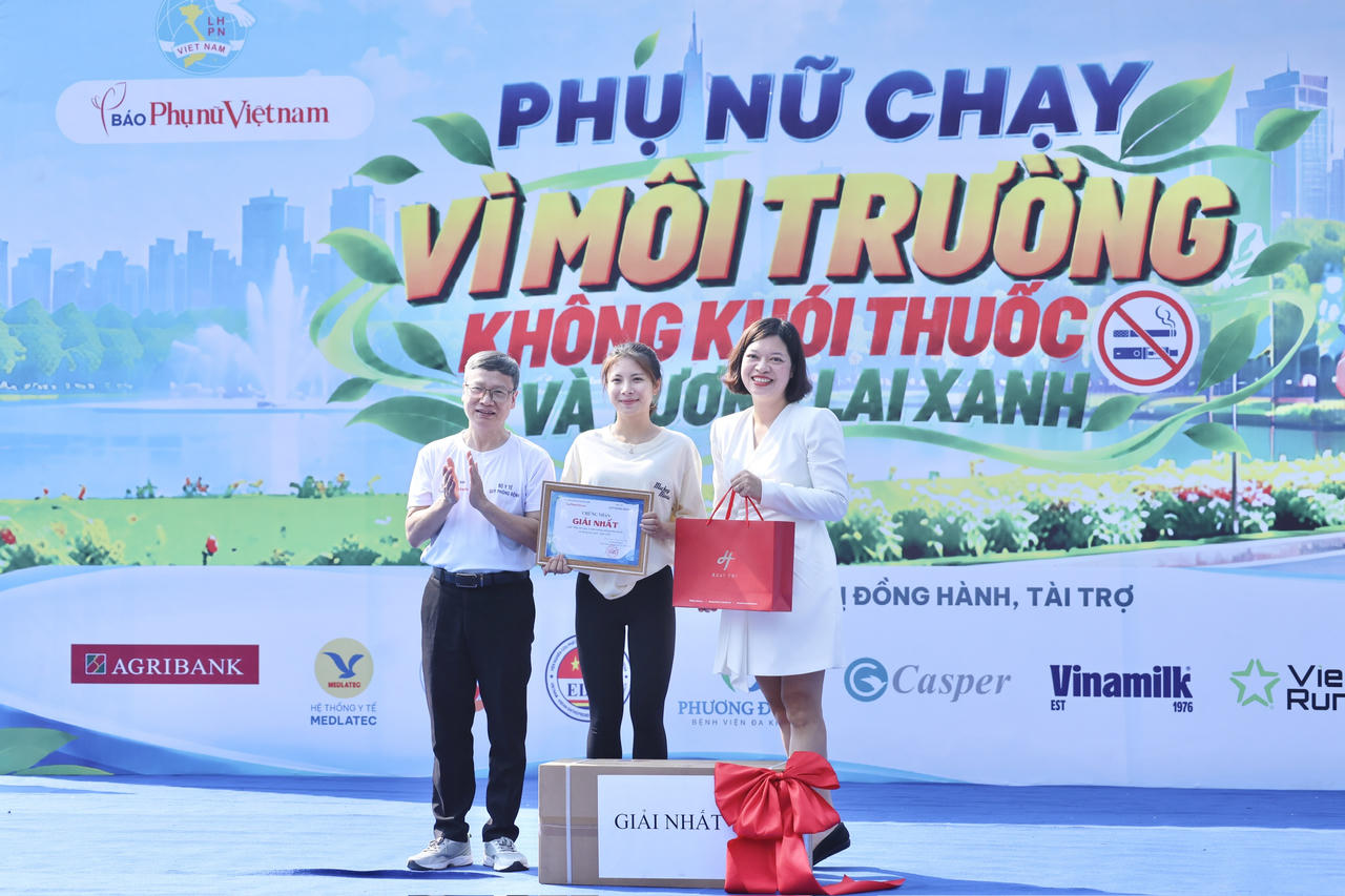 Gần 2.000 người tham gia giải chạy lan tỏa thông điệp môi trường không khói thuốc