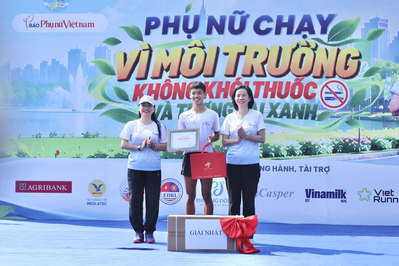 Gần 2.000 người tham gia giải chạy lan tỏa thông điệp môi trường không khói thuốc