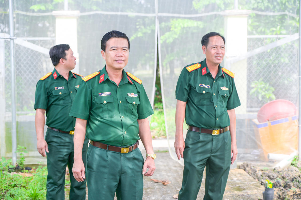 Bộ CHQS tỉnh An Giang kiểm tra công tác quân sự, quốc phòng tại các xã 