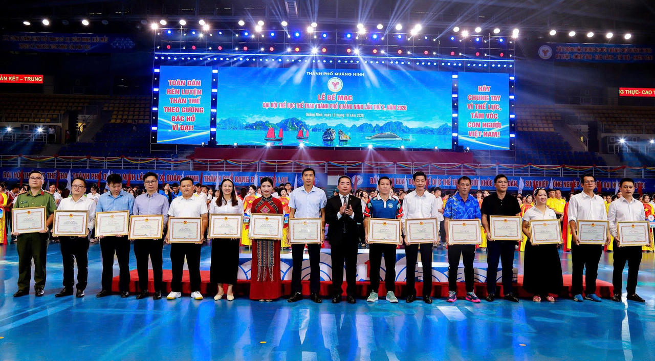 Quảng Ninh bế mạc Đại hội Thể dục thể thao lần thứ X
