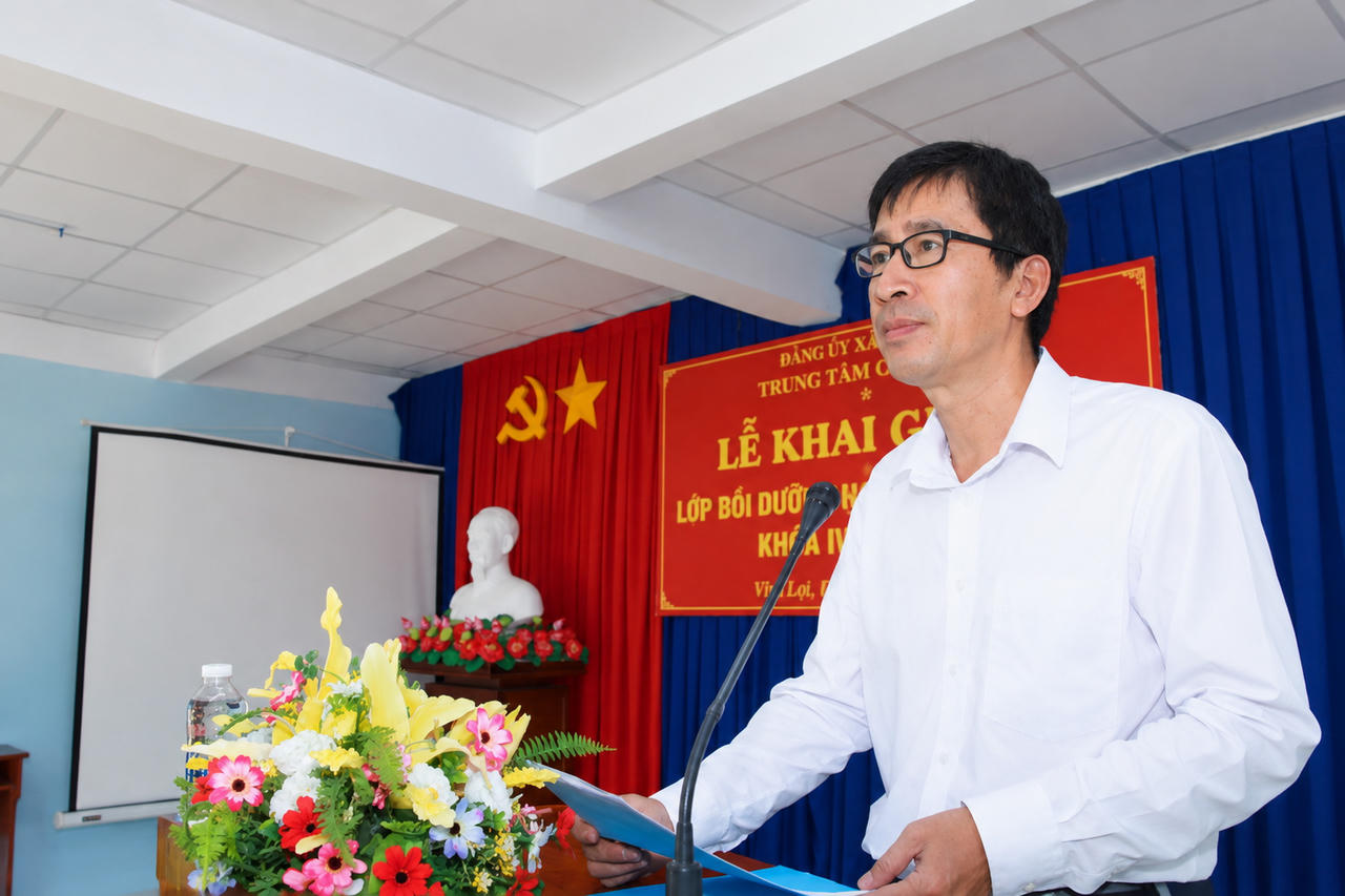 Cà Mau: Khai giảng lớp bồi dưỡng nhận thức về Đảng khóa 4