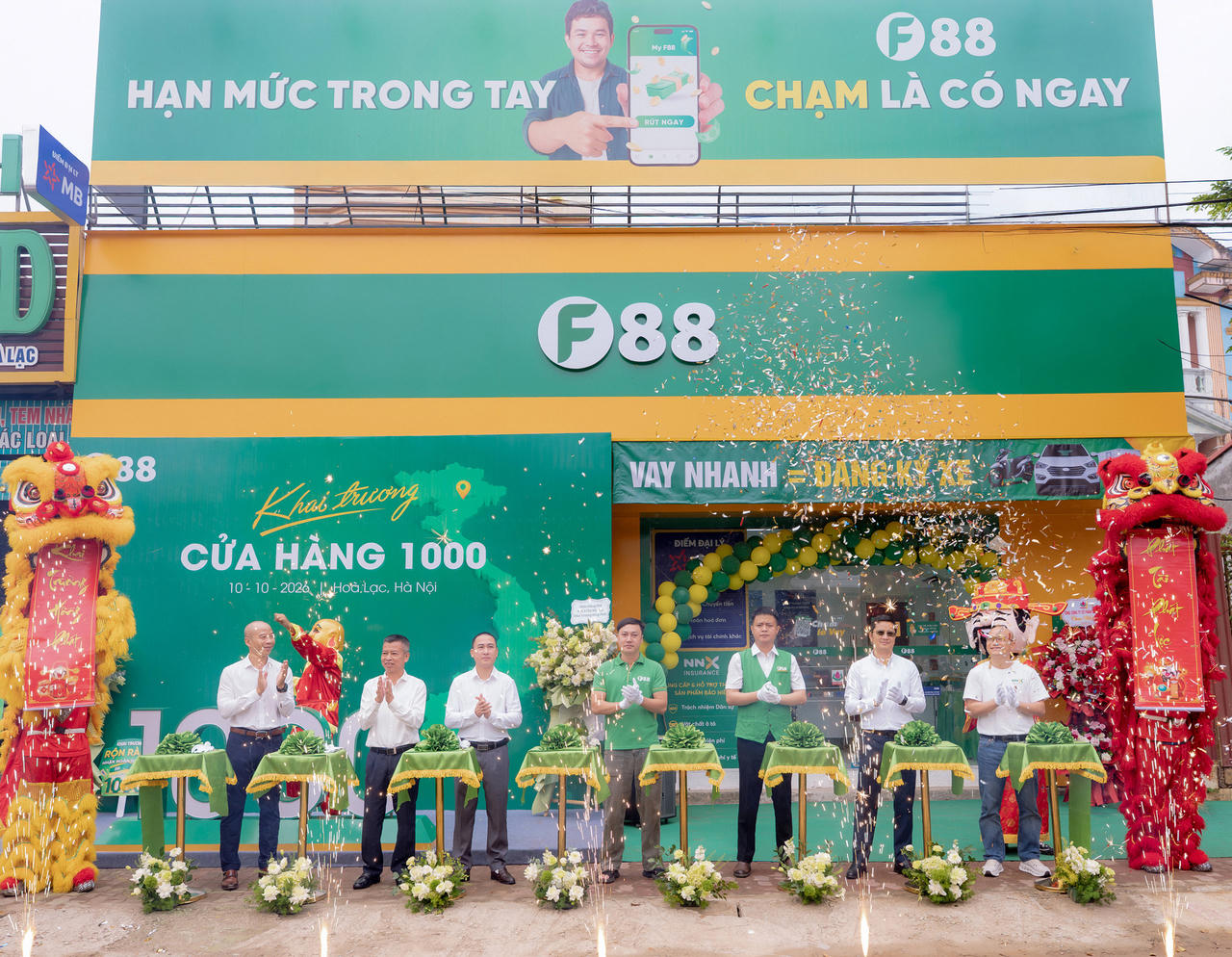 F88 chính thức cán mốc 1.000 phòng giao dịch.