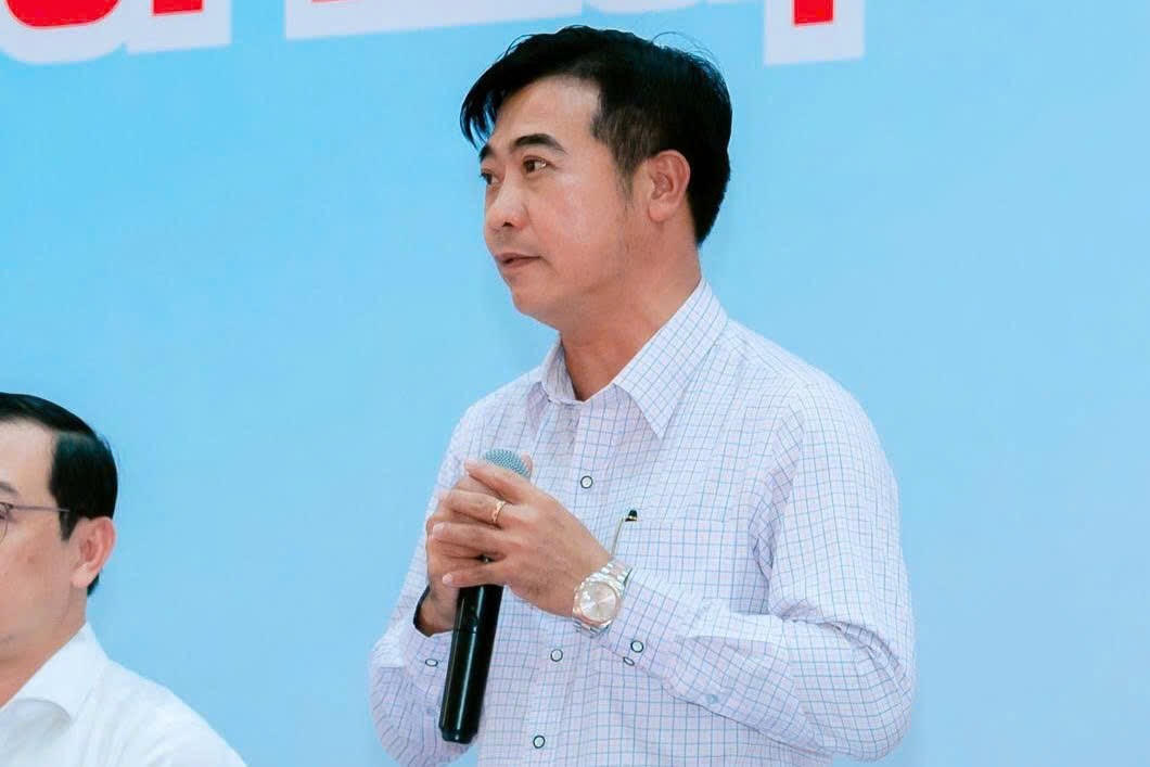 Ông Nguyễn Thành Nhân, Chủ tịch UBND xã Tân Vĩnh Lộc