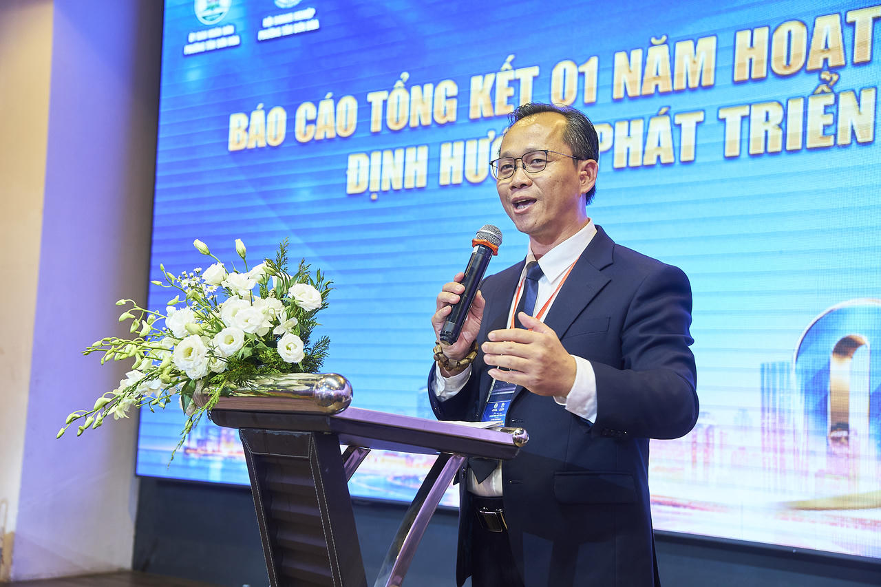 Ông Hoàng Xuân Hải, Phó Chủ tịch Hội Doanh nghiệp phường Tân Sơn Hòa, Trưởng Ban tổ chức