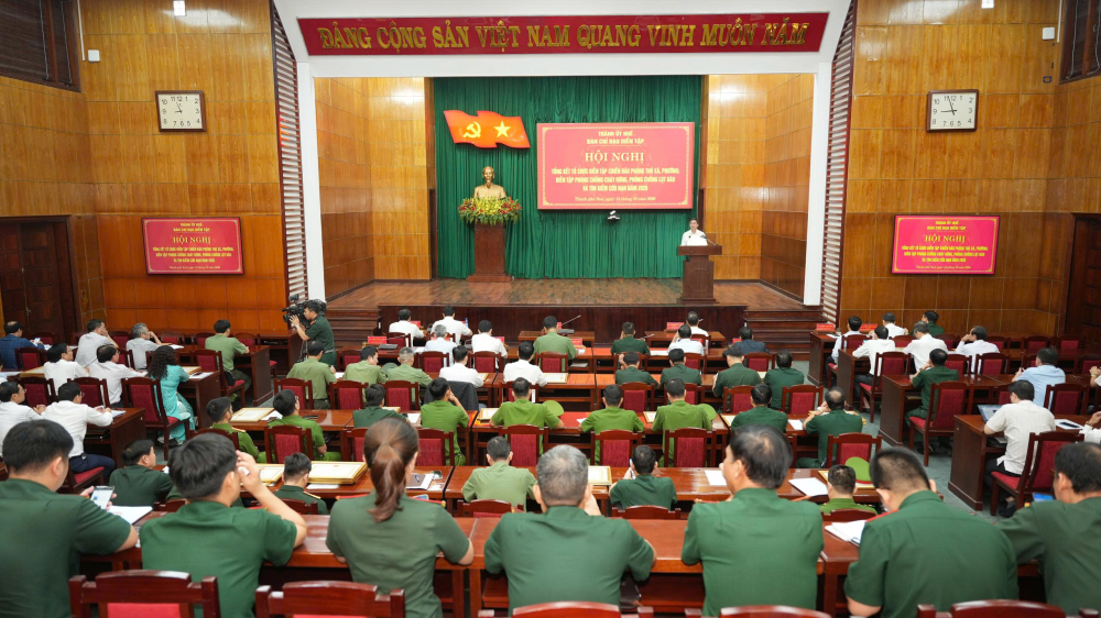 Quang cảnh hội nghị. (Ảnh: UBND TP Huế)
