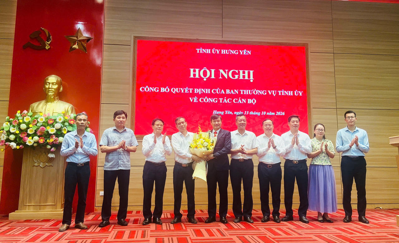 Ông Nguyễn Tuấn Phong được bổ nhiệm Trưởng ban Tuyên giáo Tỉnh ủy Hưng Yên