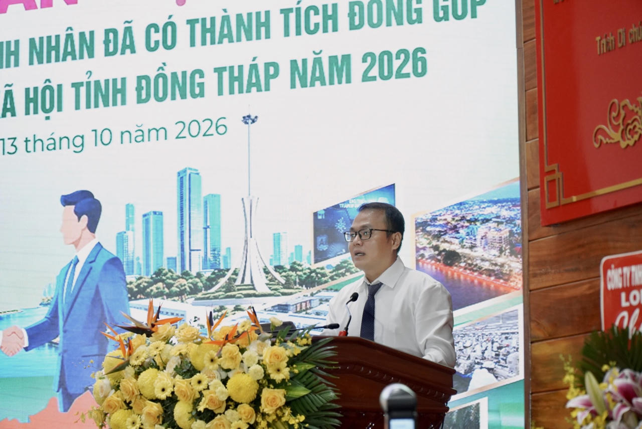 Đồng Tháp tôn vinh doanh nghiệp, doanh nhân tiêu biểu năm 2026