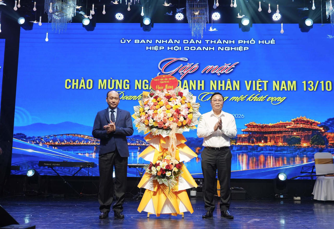 Đồng hành cùng doanh nghiệp, khơi dậy khát vọng phát triển Huế