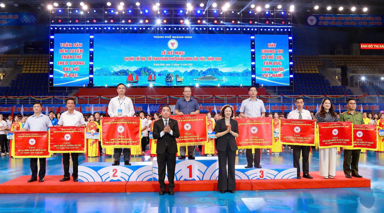 Quảng Ninh bế mạc Đại hội Thể dục thể thao lần thứ X