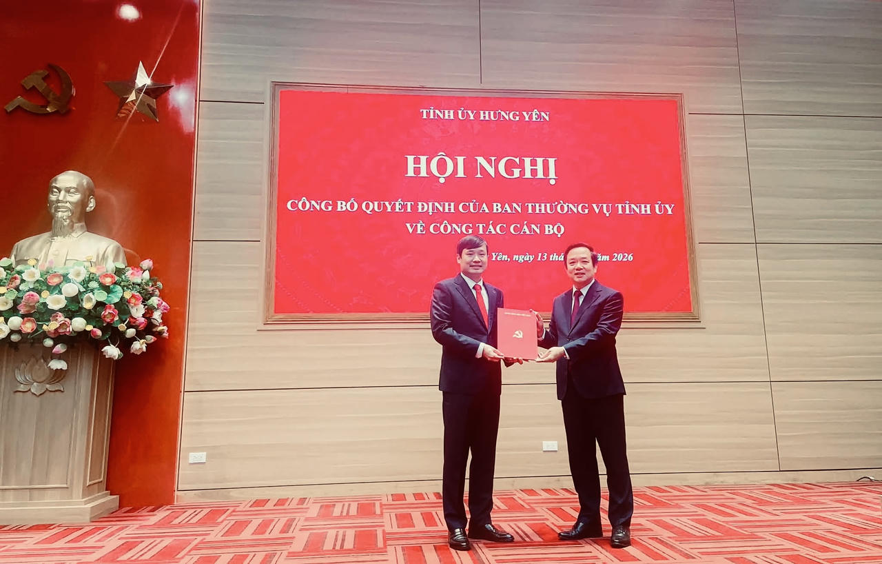 Ông Nguyễn Tuấn Phong được bổ nhiệm Trưởng ban Tuyên giáo Tỉnh ủy Hưng Yên