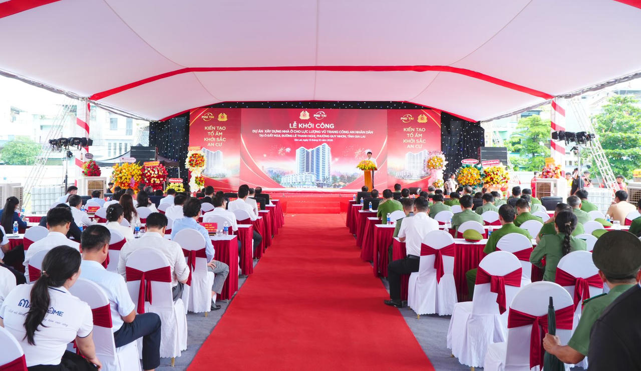 Khởi công dự án nhà ở cho Công an nhân dân tại Gia Lai