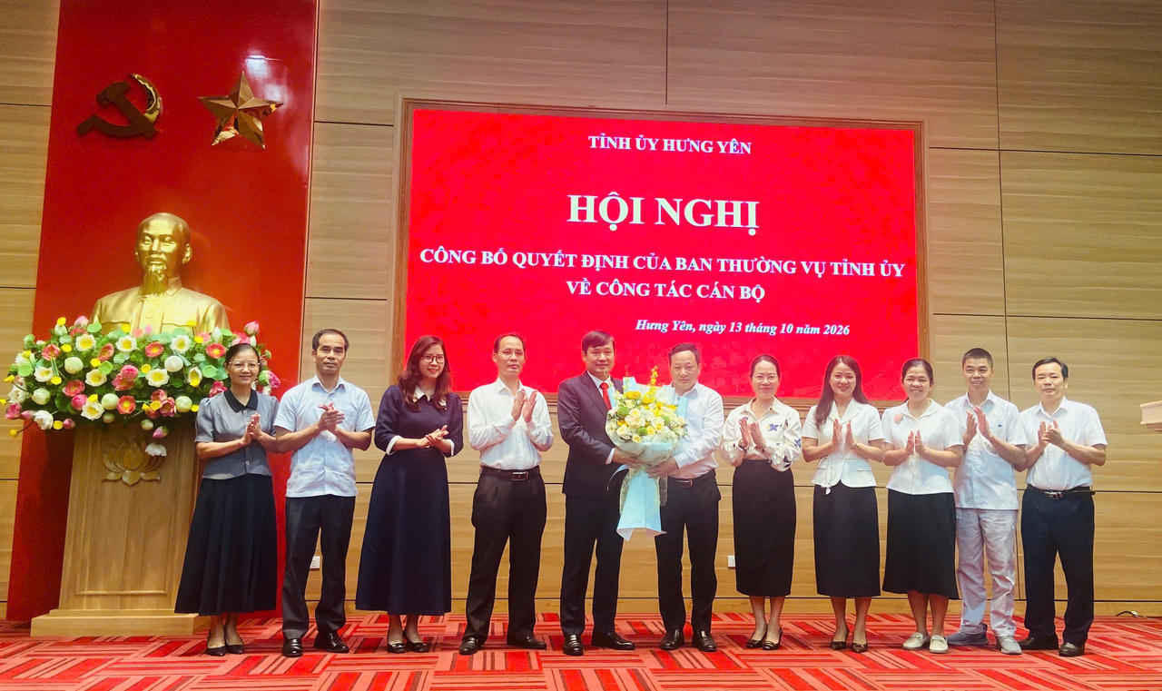 Ông Nguyễn Tuấn Phong được bổ nhiệm Trưởng ban Tuyên giáo Tỉnh ủy Hưng Yên