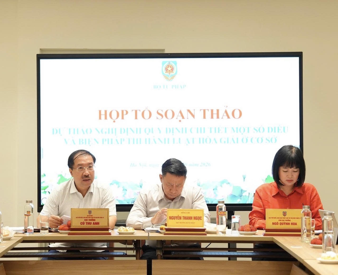 Cục trưởng Cù Thu Anh phát biểu