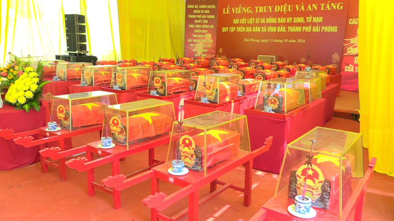 Hải Phòng sẵn sàng cho lễ viếng, truy điệu và an táng hài cốt liệt sĩ tại "địa chỉ đỏ" Mả Chìa
