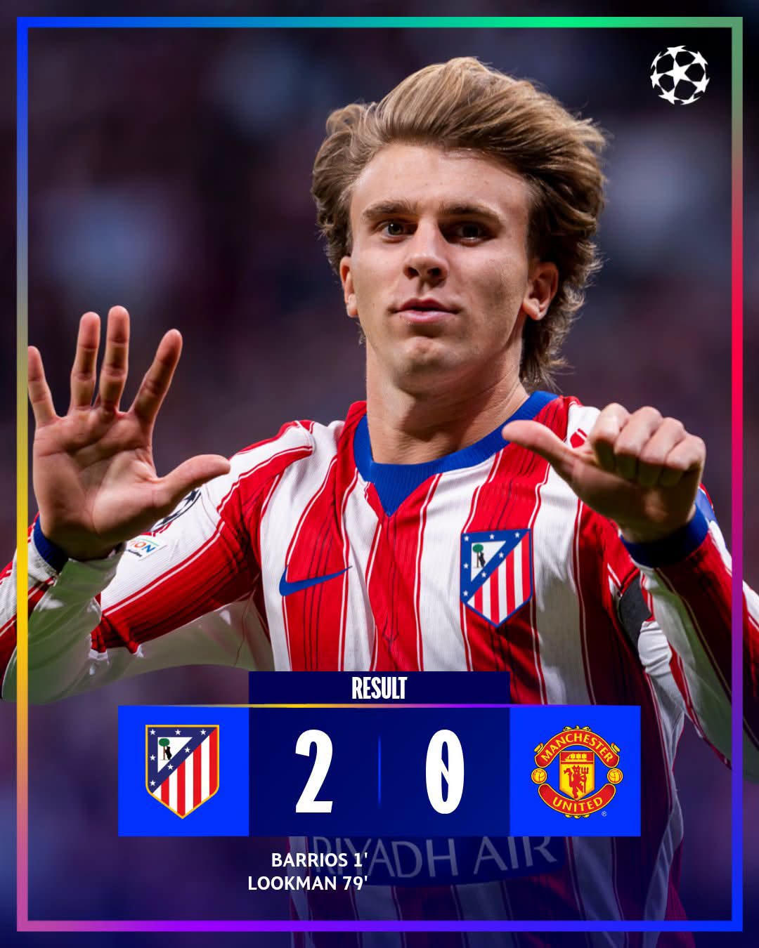 MU không có điểm khi hành quân đến Tây Ban Nha (Ảnh UCL)