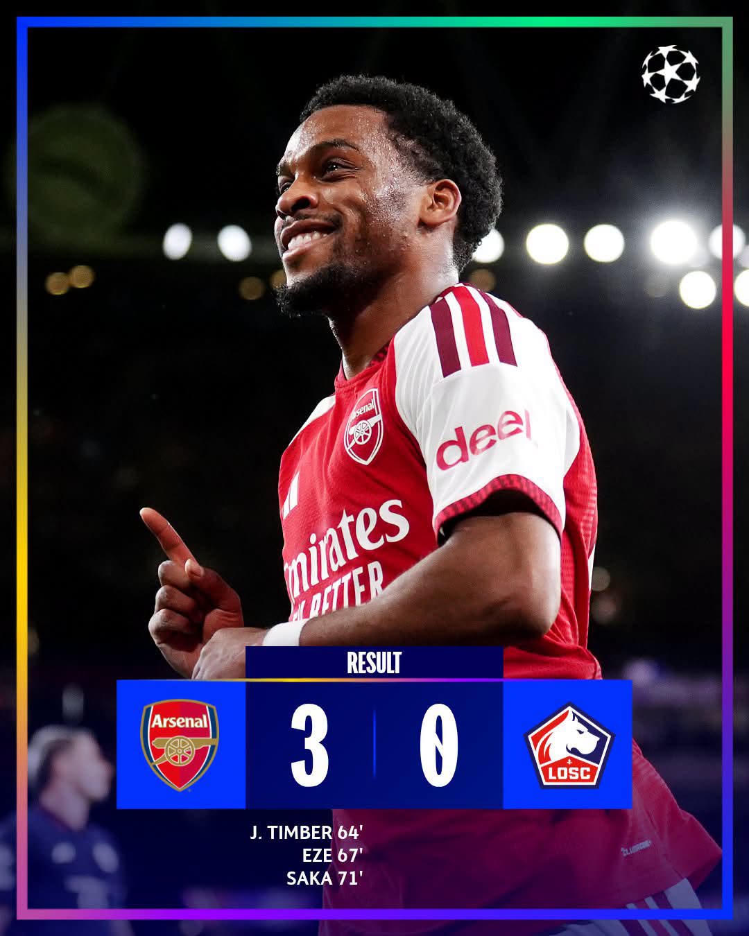 Pháo thủ vẫn thể hiện tốt phong độ của Á quân Champions League (Ảnh UCL)