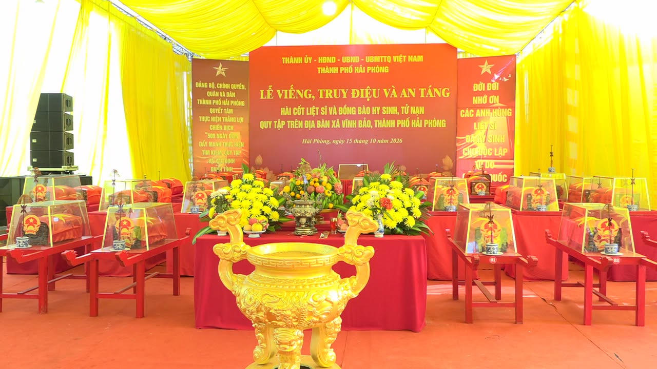Hải Phòng sẵn sàng cho lễ viếng, truy điệu và an táng hài cốt liệt sĩ tại "địa chỉ đỏ" Mả Chìa