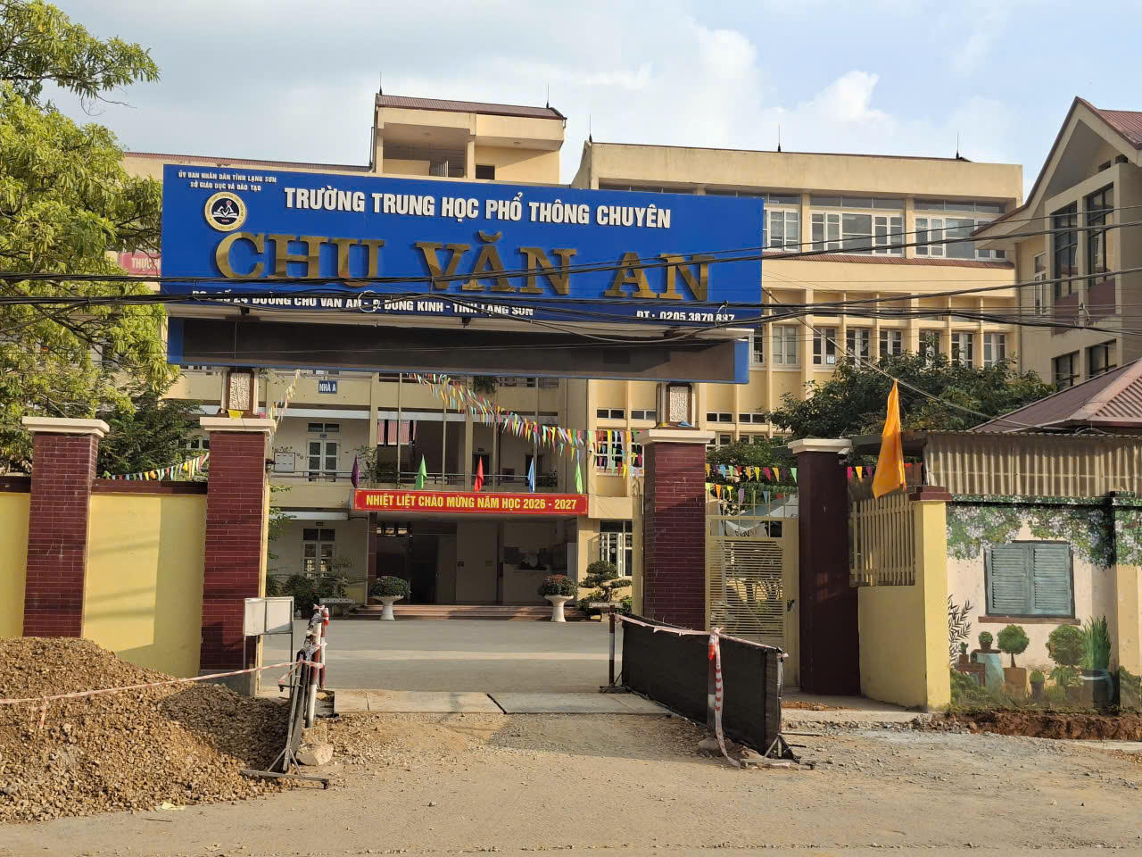 Trường THPT Chuyên Chu Văn An hiện nay. Ảnh: Minh Hữu
