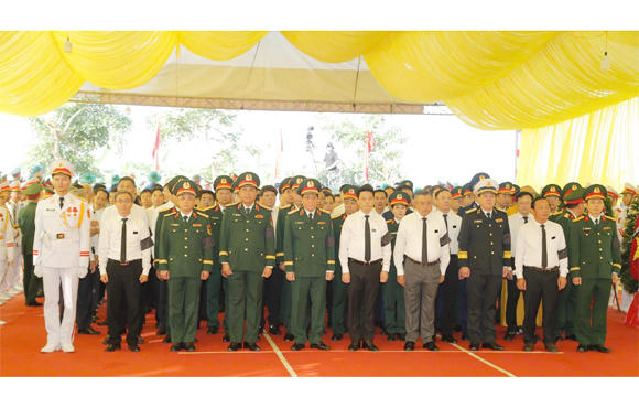 An táng trọng thể 56 hài cốt liệt sĩ, đồng bào hy sinh trong kháng chiến chống Pháp tại Hải Phòng