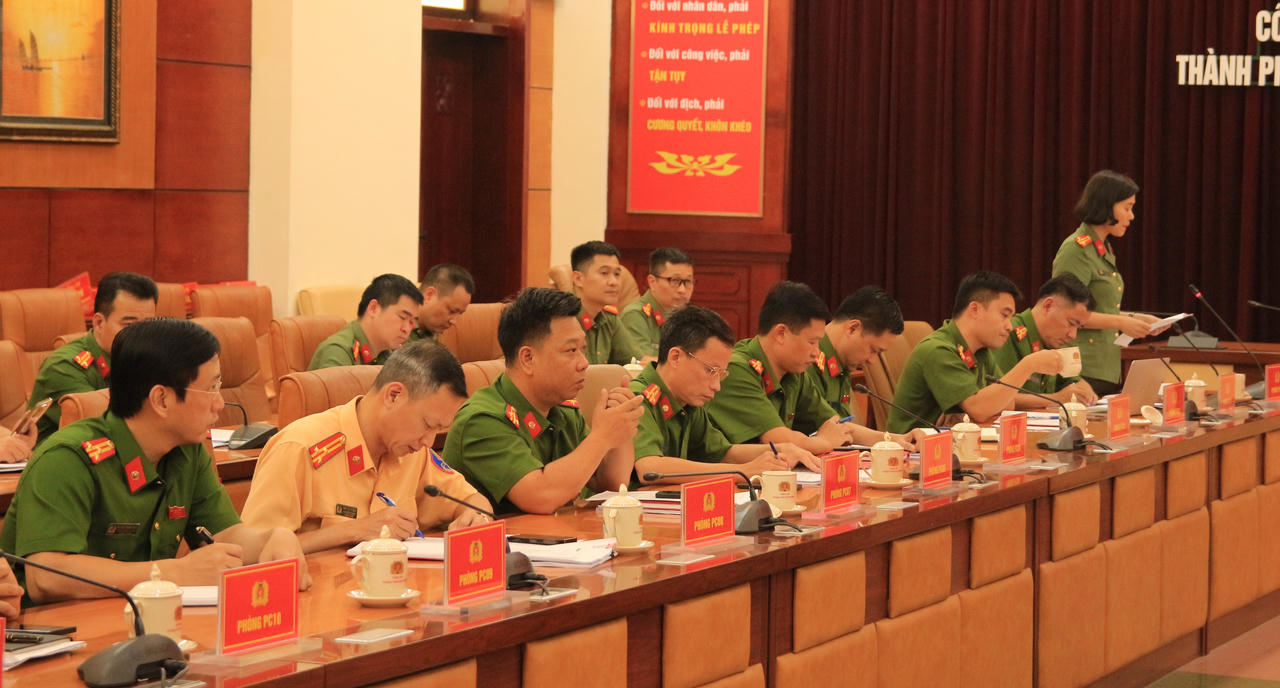 Công an Hải Phòng góp ý các dự án luật do Bộ Công an chủ trì soạn thảo