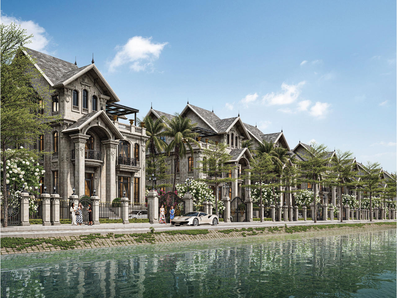 Dự án Noble Palace Garden bao gồm các dinh thự, biệt thự sinh thái mang phong cách “Đà Lạt giữa lòng Hà Nội” .