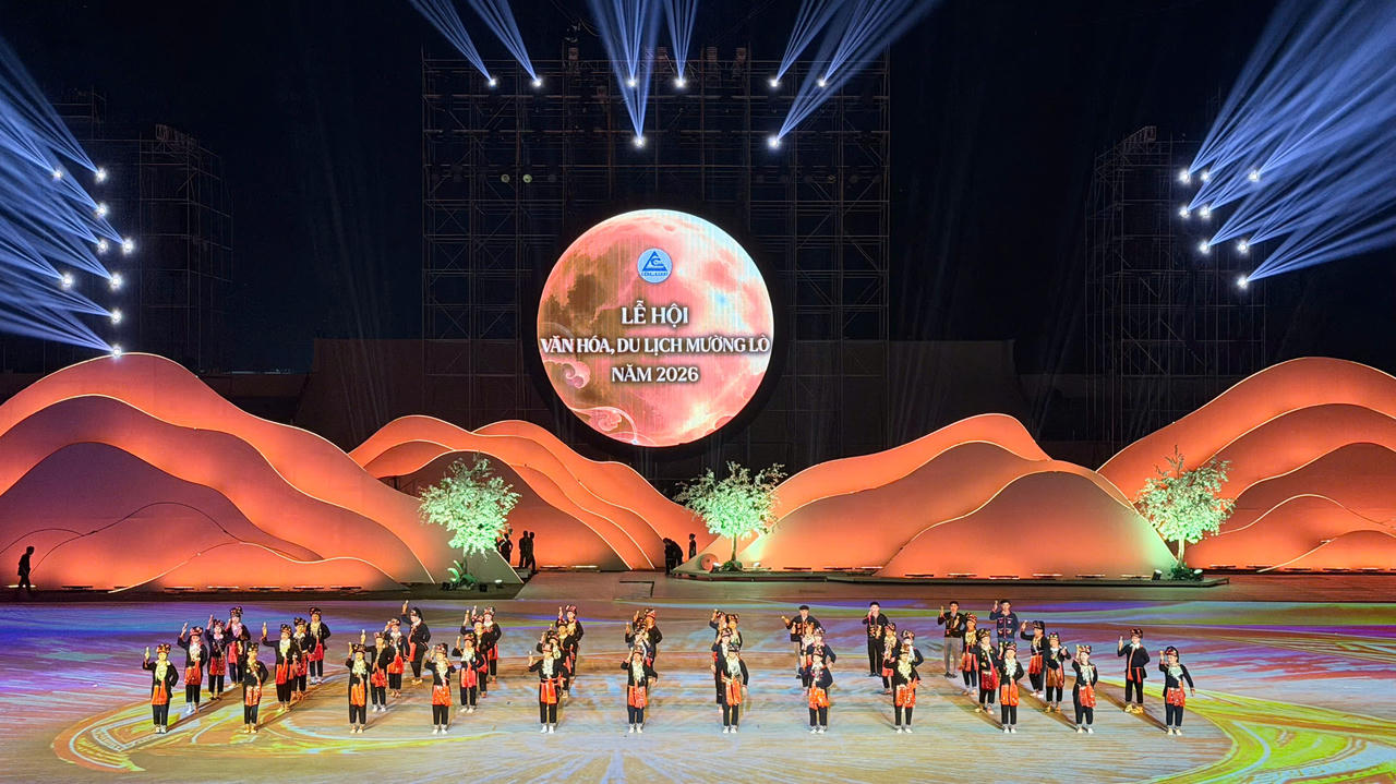 Lào Cai tổng duyệt khai mạc Lễ hội Mường Lò 2026