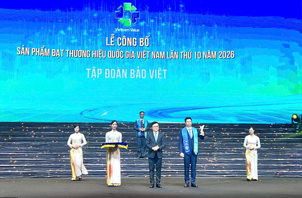 Bảo việt nhận giải thương hiệu quốc gia