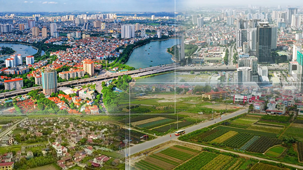 Gắn phát triển đô thị với tổ chức lại không gian nông thôn