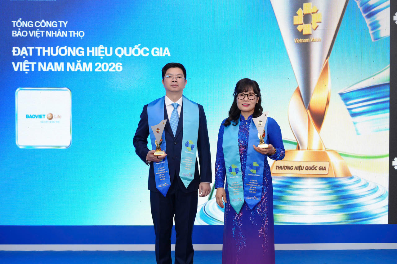 Bảo Việt Nhân Thọ đạt Thương hiệu Quốc gia