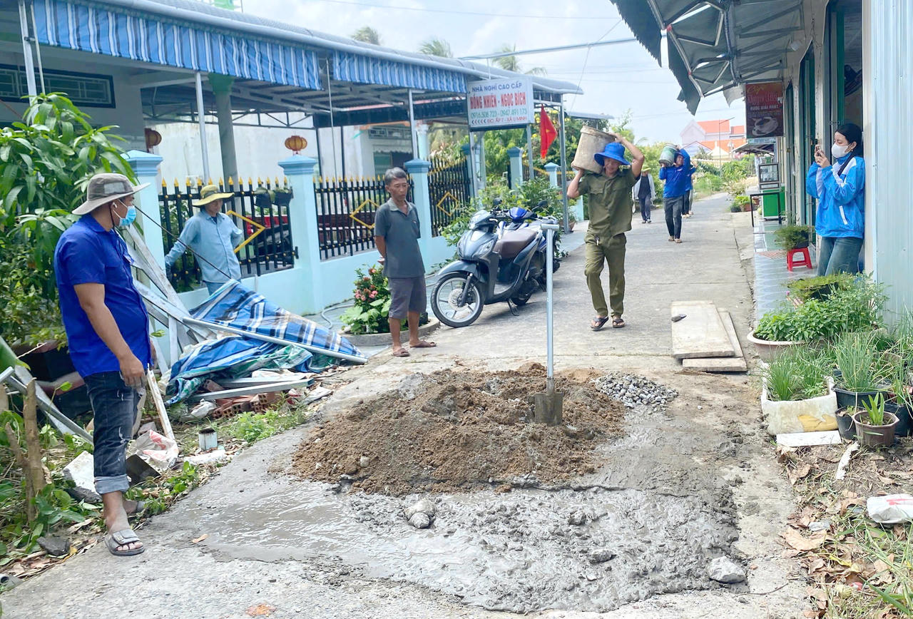 U Minh chung sức xây dựng nông thôn mới