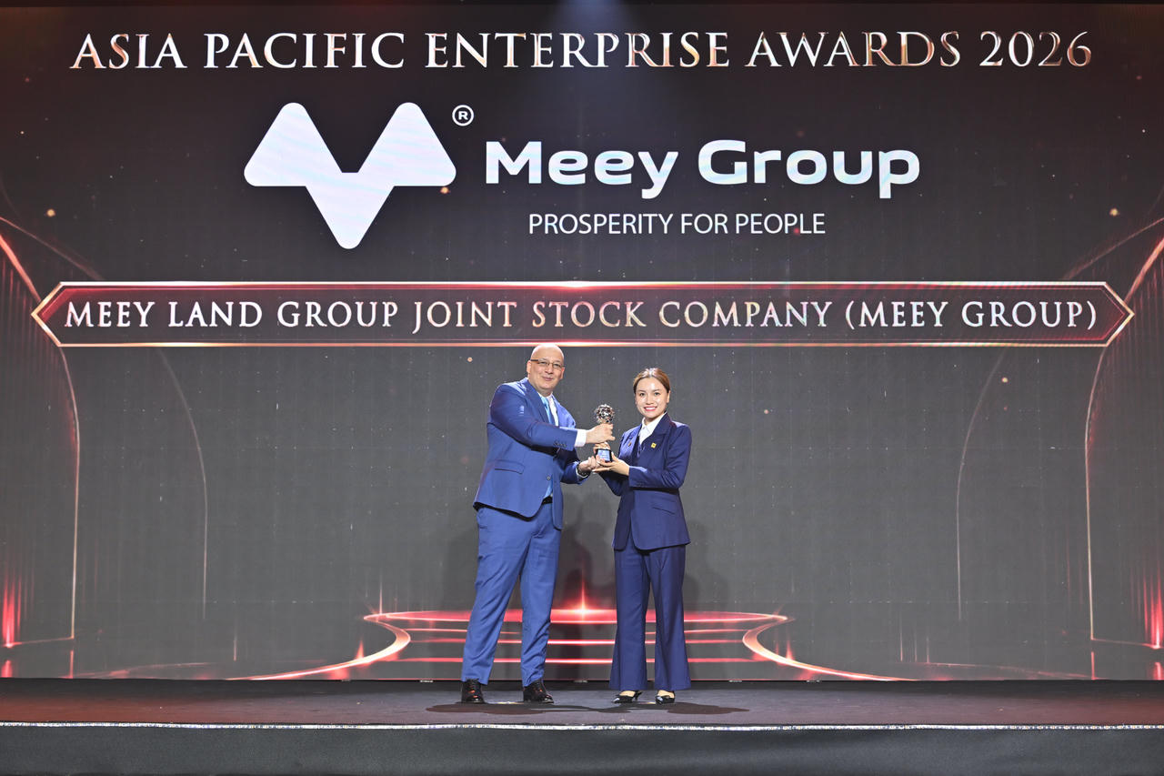 Meey Group được trao Inspirational Brand Award tại APEA 2026
