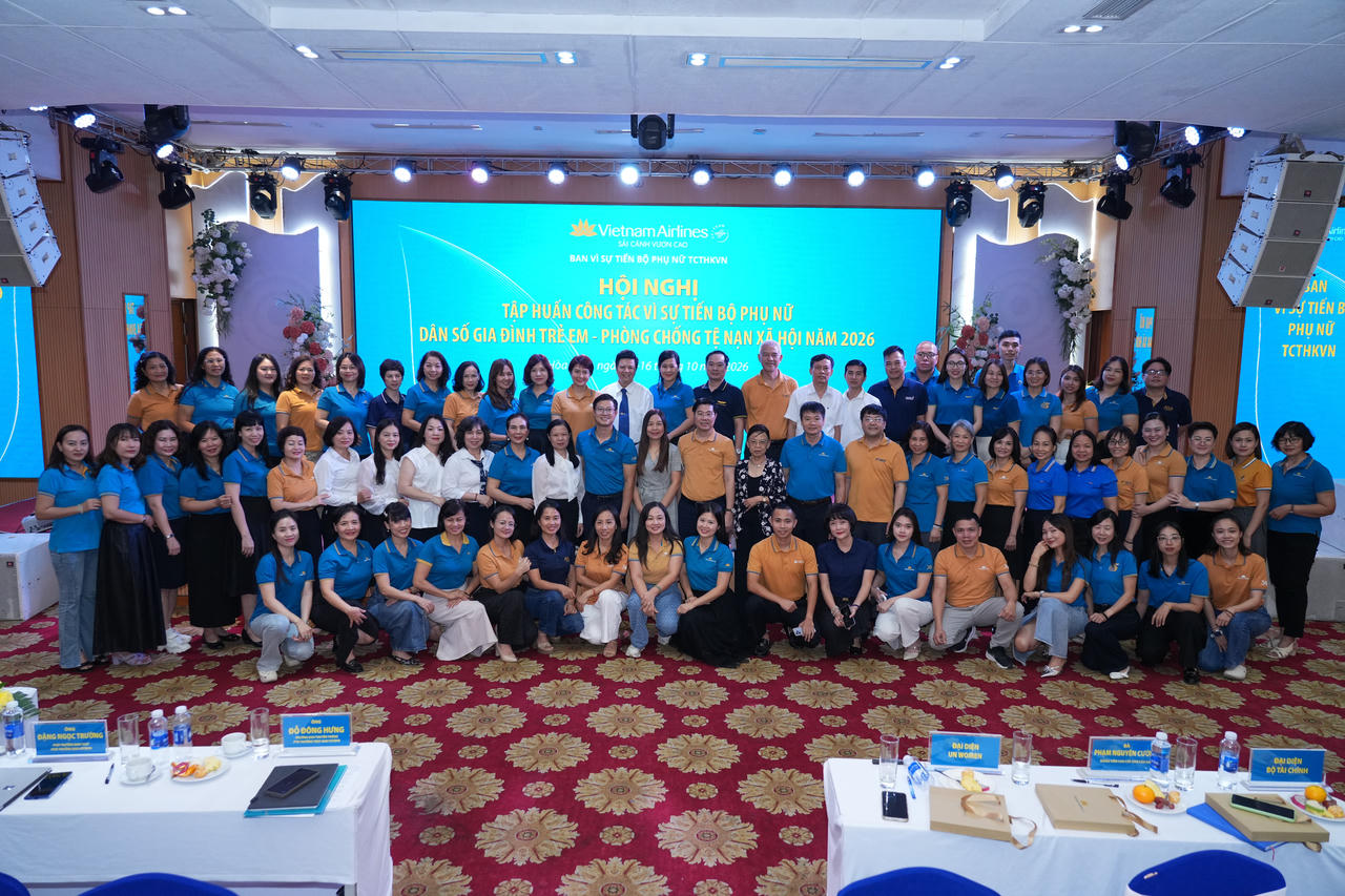 Vietnam Airlines tiếp tục nâng cao năng lực đội ngũ, thúc đẩy bình đẳng giới 