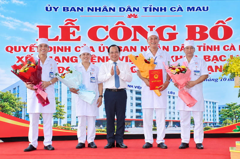 Bệnh viện Đa khoa Bạc Liêu lên hạng I, nâng tầm chất lượng khám, chữa bệnh