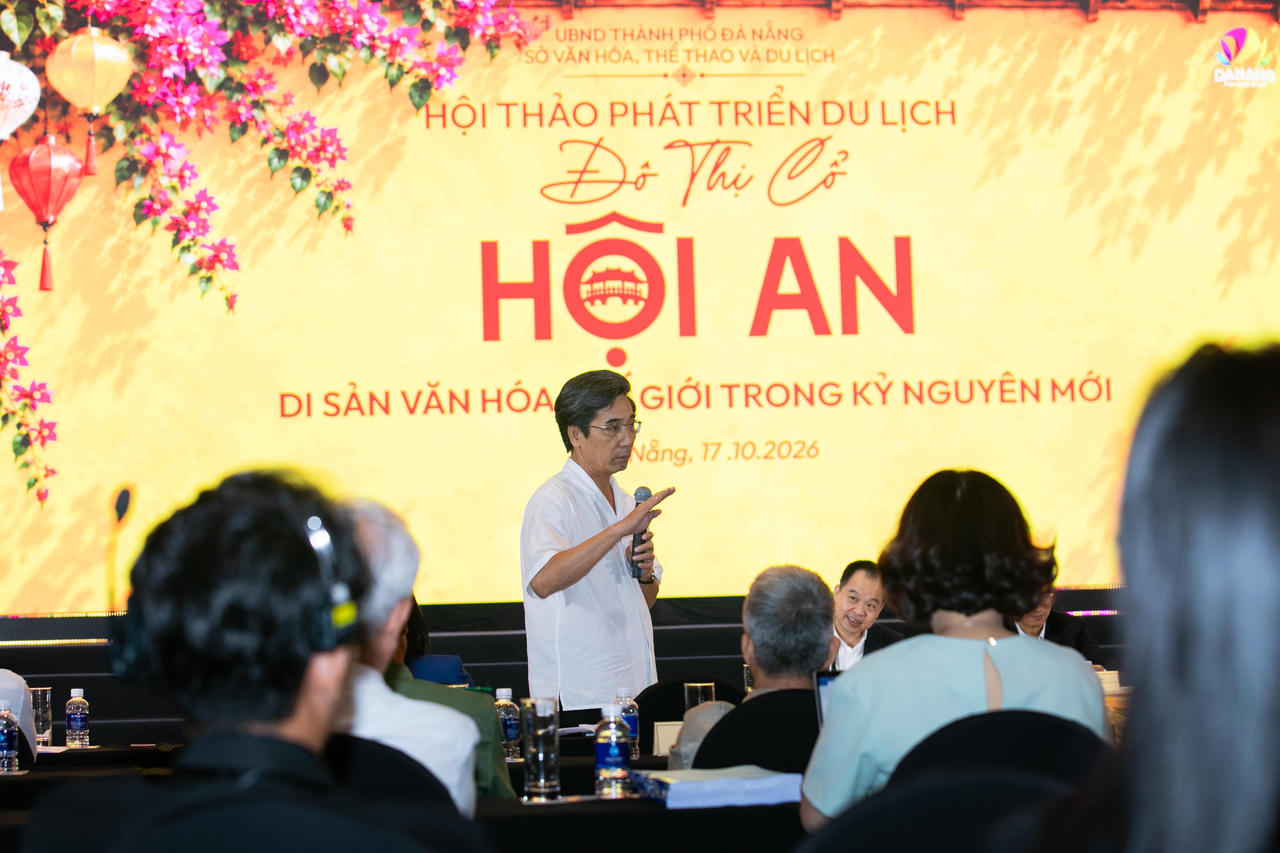 Tại Hội thảo, các đại biểu được đề nghị tập trung thảo luận những giải pháp như ứng dụng công nghệ số trong quản lý vé và dòng khách; nghiên cứu sức chứa theo tuyến phố, điểm di tích và khung giờ... (ảnh Vân Anh)