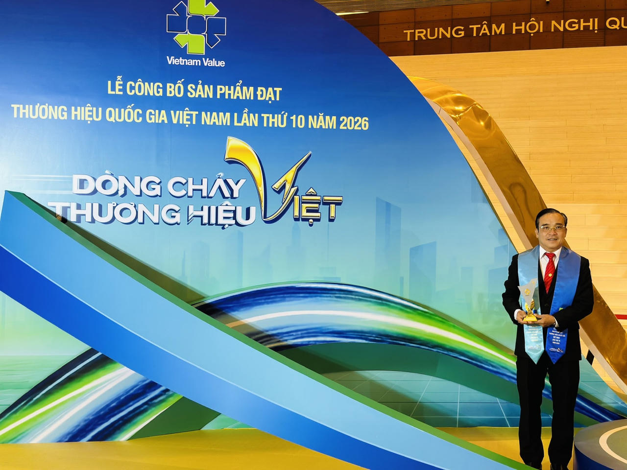 Phó Tổng Giám đốc Saigon Co.op Nguyễn Ngọc Thắng vinh dự đại diện tham dự tại Lễ Công bố Thương hiệu Quốc gia 2026. Ảnh: Saigon Co.op