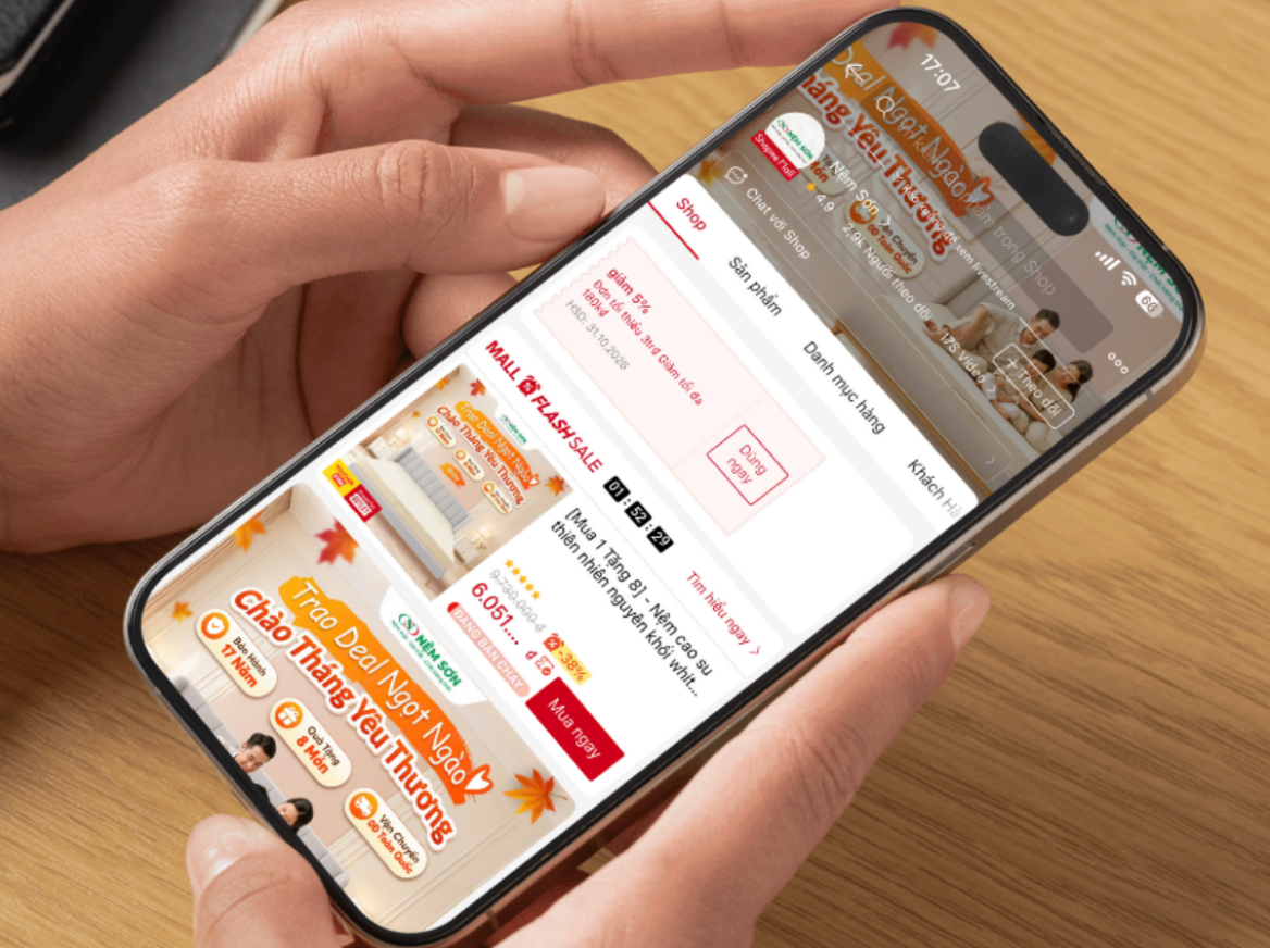 Chị Hồng Thủy bắt đầu đẩy mạnh đầu tư vào gian hàng trên Shopee từ tháng 6/2025.