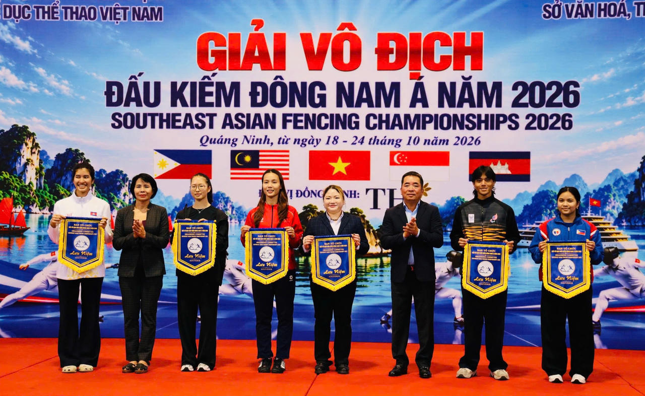 Quảng Ninh đăng cai Giải Vô địch Đấu kiếm Đông Nam Á năm 2026