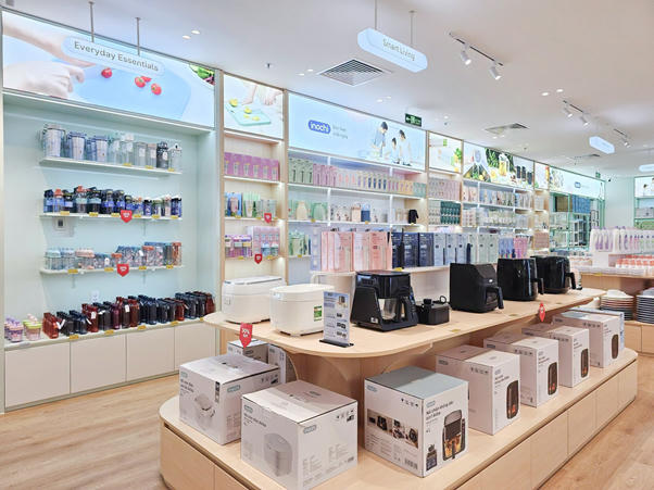 Không gian trưng bày của 1 cửa hàng Inochi Flagship tại thành phố Hồ Chí Minh.
