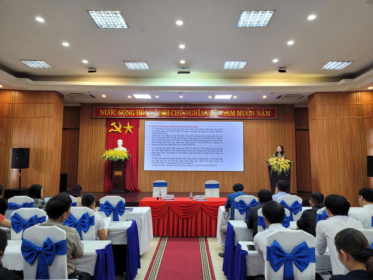Tập huấn nâng cao hiệu quả áp dụng, thi hành pháp luật về đăng ký biện pháp bảo đảm tại tỉnh Quảng Ngãi