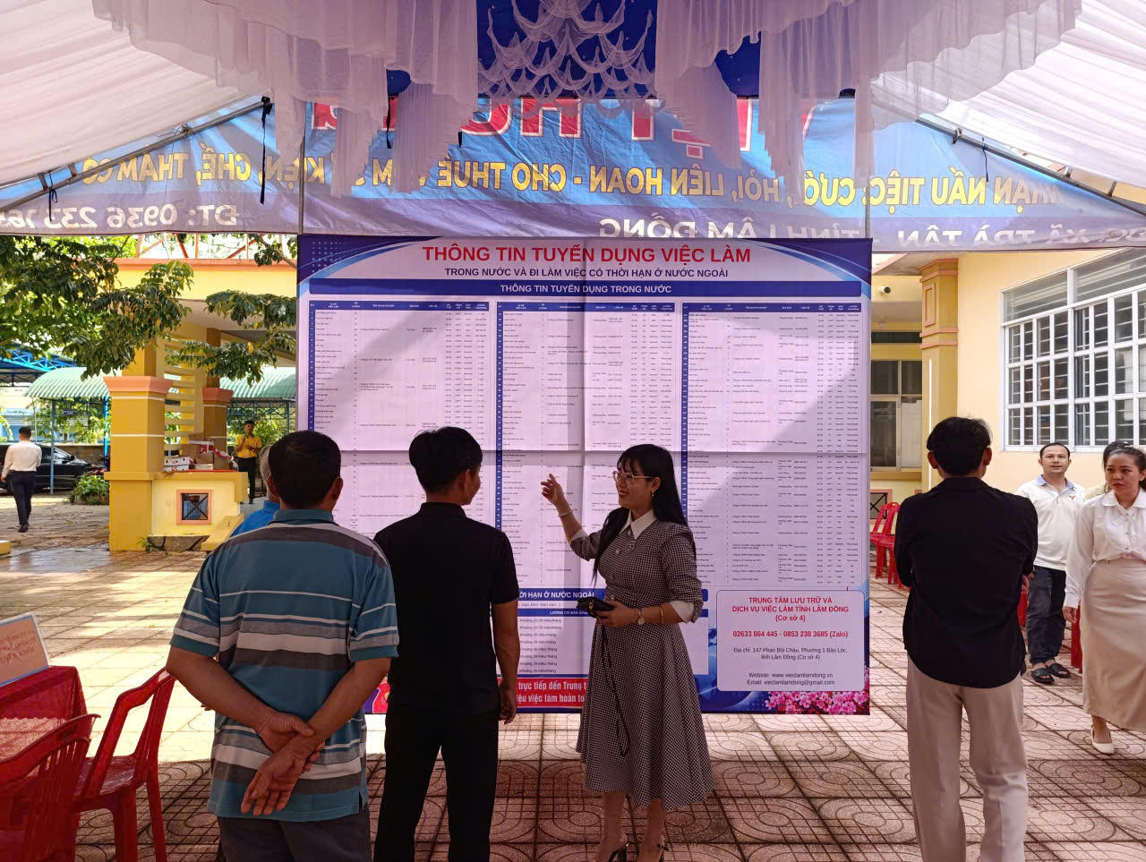 Xã Trà Tân tổ chức phiên giao dịch việc làm, mở rộng cơ hội cho người lao động